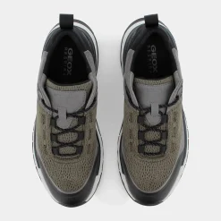GEOX Sneakers^U25Ecb014V2C3C1F Sterrato Lt Olive/Grey - Sneakers Nero