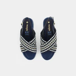 WRANGLER Sandali^Wl31571E Kim Moonlight Sandali Blu