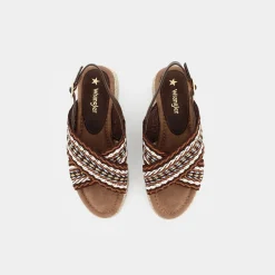 WRANGLER Sandali^Wl31571E Kim Moonlight Sandali Marrone