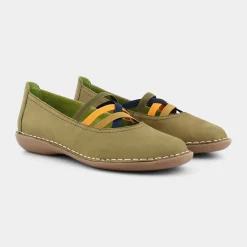 PATTI DI LUNA Mocassini^Wr-E22D-50 Ballerina Verde
